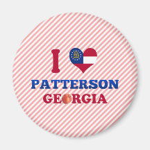 I Love Patterson, Georgia Fridge Magnets