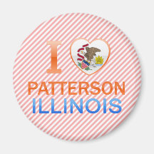 I Love Patterson, IL Refrigerator Magnet