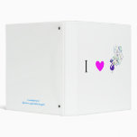 I Love Peacocks Binder