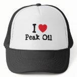 I love Peak Oil heart custom personalized