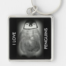 I love penguins keychains