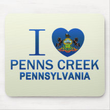 I Love Penns Creek, PA Mousepads