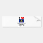 I Love Pennsylvania Boys Bumper Sticker
