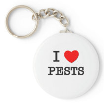 I Love Pests Keychains