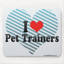 I Love Pet Trainers Mousepad