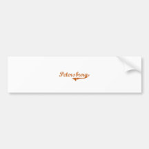 I Love Petersburg Texas Bumper Sticker