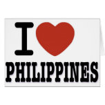 I LOVE PHILIPPINES cards