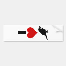 I Love Photography (Vertical) Bumper Stickers