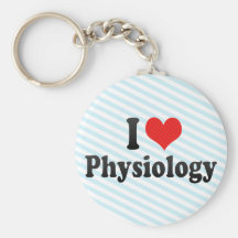 I Love Physiology Key Chain