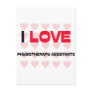 I LOVE PHYSIOTHERAPY ASSISTANTS POSTCARDS