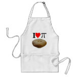 I love pi, I love pie, I heart pi, I heart pie Aprons