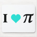 I Love Pi Mouse Pad