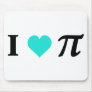 I Love Pi Mouse Pad