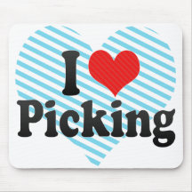I Love Picking Mousepad