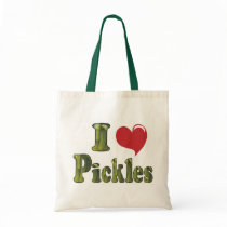 I Love Pickles Canvas Bag