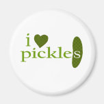 I Love Pickles Fridge Magnets