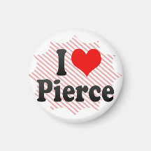 I love Pierce Fridge Magnets