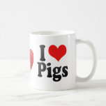 I Love Pigs Mugs