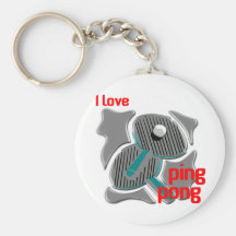 I Love Ping Pong Loving the Ping Pong Key Chains