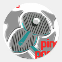 I Love Ping Pong Loving the Ping Pong Sticker