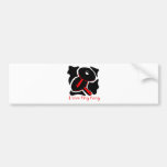 I Love Ping Pong Mystic Paddles Bumper Stickers