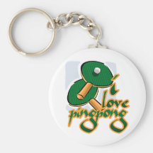 I Love Ping Pong We Love Ping Pong Keychains