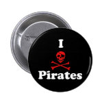 I Love Pirates Button