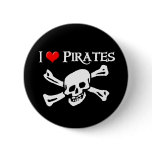 I Love Pirates iHeart Button