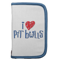I Love Pit Bulls Planner