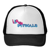 I Love Pitbulls in 3D Mesh Hat