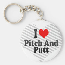 I love Pitch And Putt Key Chain