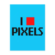 I Love Pixels Dark