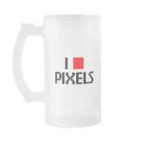 I Love Pixels Coffee Mug