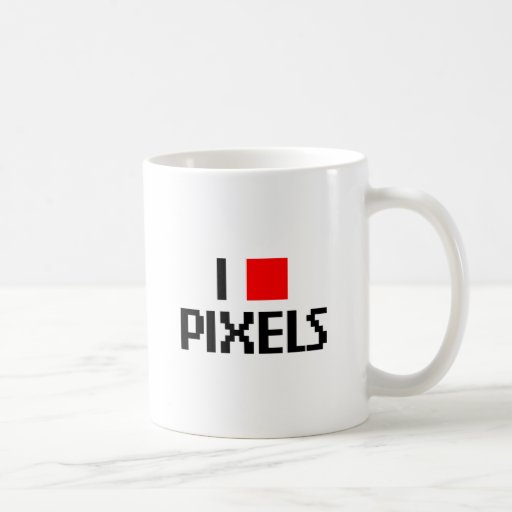 I Love Pixels Mugs