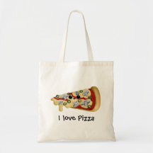 I love Pizza Tote Bag