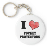 I Love (Plaid Heart) Pocket Protectors keychains