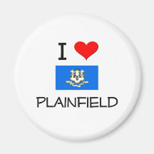 I Love Plainfield Connecticut Magnet