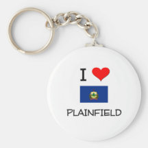 I Love Plainfield Vermont Key Chain