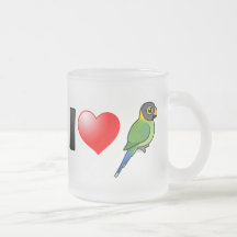 I Love Plum-headed Parakeets (female) Coffee Mug