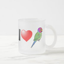 I Love Plum-headed Parakeets (male) Mugs