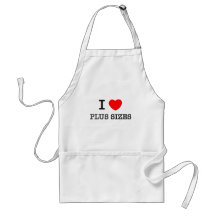 I Love Plus Sizes Apron