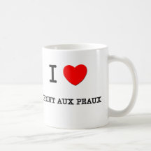 I Love Point Aux Peaux Michigan Mugs