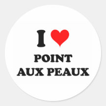 I Love Point Aux Peaux Michigan Sticker