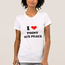I Love Point Aux Peaux Michigan T-shirts