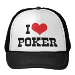 I Love Poker Mesh Hat