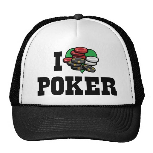 I Love Poker Trucker Hat
