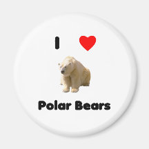 I love polar bears Magnet