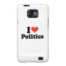 I LOVE POLITICS - .png Samsung Galaxy SII Cover