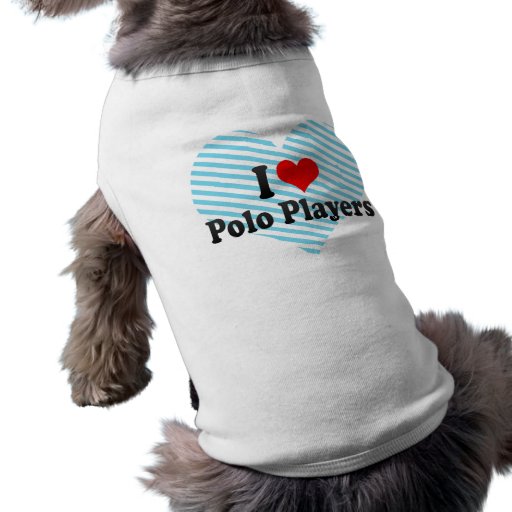 I love Polo Players Doggie Tee