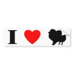 I Love Pomeranians Bumper Sticker bumper stickers